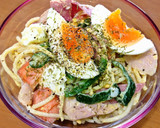 屋台風シャキシャキ野菜の簡単醤油焼きそば作り方11写真