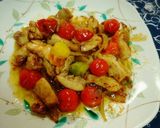 トマトたっぷり♥鶏肉の生姜焼き作り方8写真