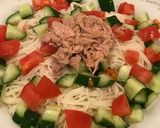 トマキュウツナマヨの冷やしそうめん！作り方4写真