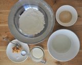ピーナツバターの小さなドーナツマフィン作り方1写真