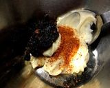 蒸し鶏の梅マヨピリ辛和え作り方3写真