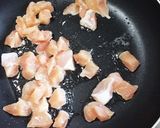 簡単和食★鶏胸肉とシメジのふんわり卵とじ作り方4写真