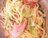 簡単楽チン塩中華風焼きそば作り方5写真