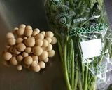 めんつゆで、ほうれん草としめじのおひたし作り方4写真