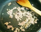 簡単!!しめじと挽き肉でカレー風味ニラ玉作り方4写真