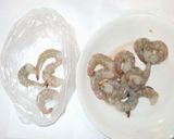 海老とキヌサヤの卵とじ♪作り方5写真