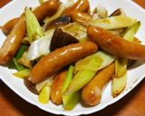 ☆ウィンナーとしいたけの鶏ガラ炒め☆作り方13写真