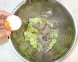 そら豆と海老の卵白焼き作り方7写真