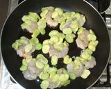 そら豆と海老の卵白焼き作り方9写真