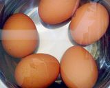 半熟でも誰でもすぐ綺麗に向けるゆで卵！作り方1写真