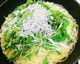 水菜としらすの超簡単パスタ♪作り方3写真