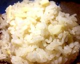 簡単！たけのことわらびの炊き込みご飯作り方7写真