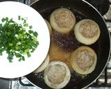 新玉ねぎのひき肉詰め煮物♪簡単作り方9写真