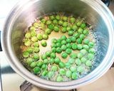 うすいえんどうの卵とじ作り方1写真