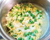 うすいえんどうの卵とじ作り方3写真