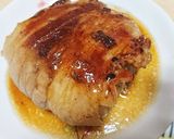 半熟卵のポテサラ肉巻き焼き作り方6写真