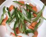 チキンナゲット×スイートチリソース酢豚風作り方1写真
