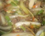 温玉のせ挽肉と野菜のあんかけ作り方4写真