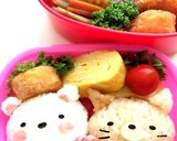 すみっこぐらし❀しろくま&ねこ❀キャラ弁作り方6写真