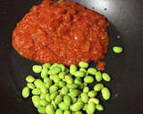 枝豆とキャベツのパスタとろろ昆布のせ作り方1写真