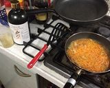 深夜の料理部。人参とベーコンのパスタ。作り方7写真