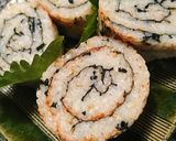 ワカメとゴマの巻き巻きおにぎり作り方8写真