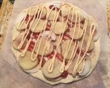 鰹フレークとじゃがいも、タマネギのピザ作り方9写真
