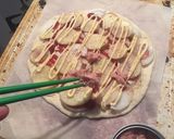 鰹フレークとじゃがいも、タマネギのピザ作り方10写真