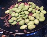 空豆のベーゴン炒め作り方4写真