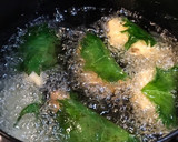 蕎麦がきと海老のしんじょう揚げ浸し作り方7写真