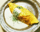ほうれん草オムライス作り方7写真