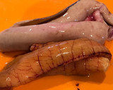いなだの真子と白子の煮付け作り方1写真