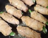 豚肉巻きスナップエンドウ作り方4写真
