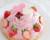 いちごのモンブランタルト作り方28写真