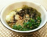 簡単♡ランチや〆に♡おこげ茶漬け♡作り方4写真