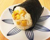 焼きとうもろこし味のおむすび。作り方5写真