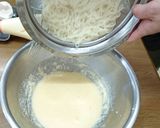 簡単！アレンジ・素麺のカルボナーラ風♪作り方3写真