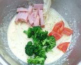 簡単！アレンジ・素麺のカルボナーラ風♪作り方4写真