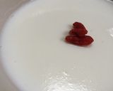 杏仁豆腐☆ブルーベリージャムを添えて作り方3写真