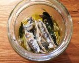 小鰯のオリーブ油漬け!自家製サーディン作り方3写真