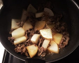牛肉と大根のすき焼き風作り方4写真