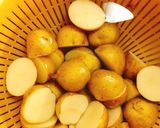 新じゃがのアンチョビポテト作り方1写真