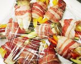ズッキーニとパプリカとエリンギの豚肉巻き作り方3写真