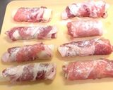 新食感！梅しそチーズのもっちり豚肉ロール作り方5写真