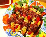 ズッキーニとパプリカとエリンギの豚肉巻き作り方13写真