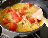 №2ストックdeトマトチーズスクランブル作り方3写真