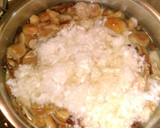 ☆えぞ雪の下きのこと大根おろしの味噌汁☆作り方3写真