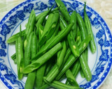 鶏肉といんげんのオイスターソース炒め☆作り方2写真