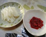 レンジで！柔らかささ身の梅しそ大根巻き♪作り方3写真