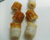 簡単☆ちくわのたらこ詰め焼き♪作り方1写真
